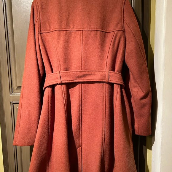 Merona women’s wool blend lined trench coat. M - Picture 2 of 4